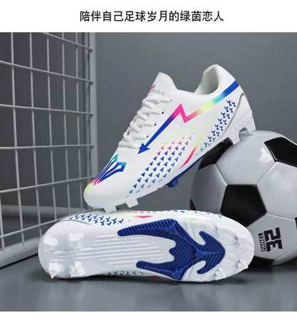 High Quality Men's Soccer Shoes for Society, Ultralight Turf Soccer Cleats Sneakers, Training Football Boots Chuteira Campo Sizes 35-45