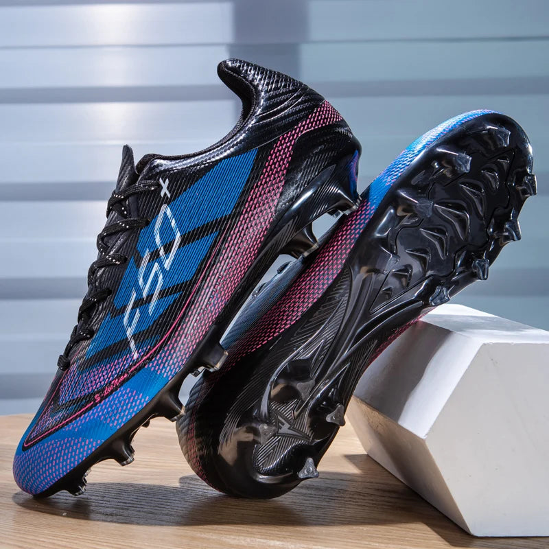 Nouvelles chaussures de football pour hommes, chaussures de sport d'extérieur, chaussures de match professionnelles, baskets antidérapantes, chaussures de football d'entraînement, chaussures ultralégères unisexes