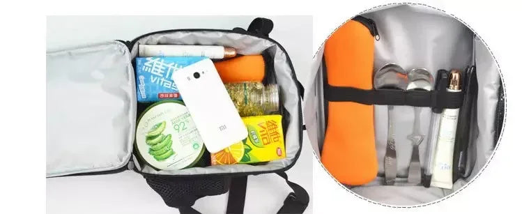 Hot Game F-FortniteS Child Insulated Large Capacity Bag for Boy Girl Student Outdoor Picnic Resuable Thermal Cooler Lunch Box
