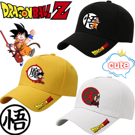 New Dragon Ball Master Roshi Son Goku Hat Creative High-Value Anime Cartoon Letter Print Unisex Casual Versatile Baseball Cap