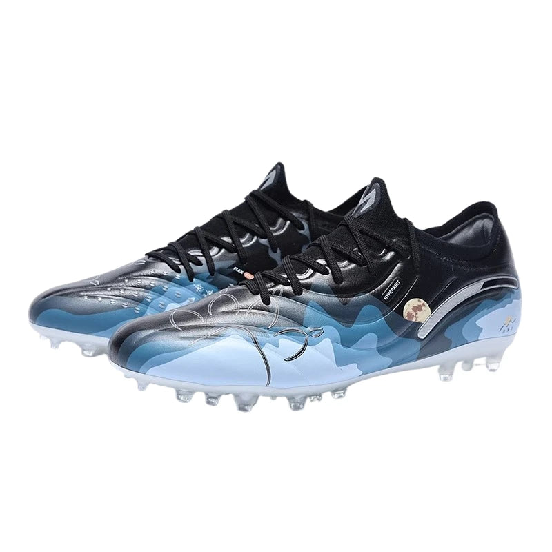 Kelme Men's Football Shoes Adult MG Short Spikes Artificial Turf Training Football Boots Ultra Light Anti-Slip Soccer Shoes