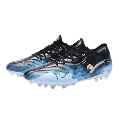 Kelme Men's Football Shoes Adult MG Short Spikes Artificial Turf Training Football Boots Ultra Light Anti-Slip Soccer Shoes
