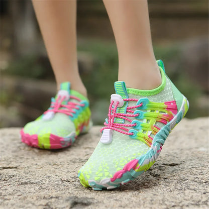 12 Farben Wasserschuhe für Kinder, Sommer, Strand, Five Fingers, Barfuß, Schwimmen, Aqua-Schuhe, schnell trocknend, Meer, Fluss, Kindersneaker