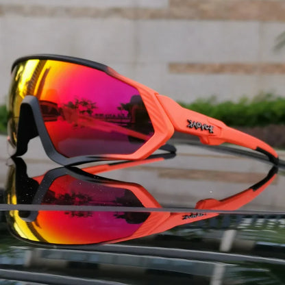 Kapvoe Herren-Marken-Angelbrille, Mountainbike- und Radfahrbrille, Damen-Rennradbrille, Fahrradbrille, Radsportbrille, Oculos Ciclismo