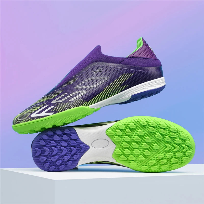 New Men's Soccer Shoes Match Football Boots Sneakers Non-Slip Grass Cleats High-Quality Futsal Indoor Hot-Selling High-Top Outdoor