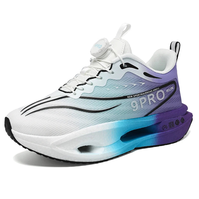 New men's and women's running shoes breathable racing sports shoes carbon cushioning lightweight men's jogging training shoes