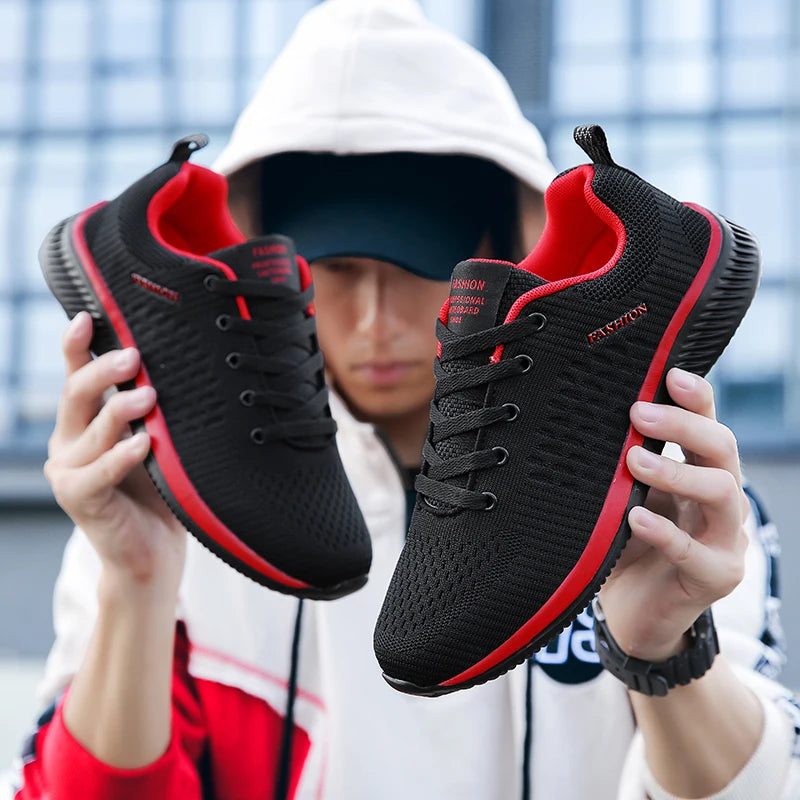 Løbesko til mænd, lette sportssko til kvinder, klassiske, åndbare casualsko i mesh, mokkasiner til mænd, sneakers