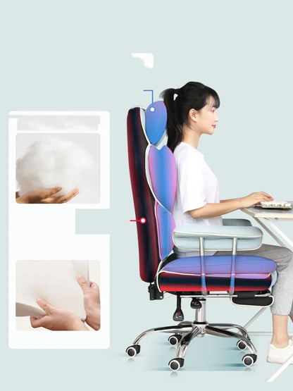 Nouveau fauteuil de gaming confortable et ergonomique pour ordinateur, pivotant, avec fonction de levage, idéal pour le bureau et les gamers