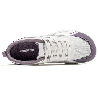 HOBIBEAR Men Wide Toe Shoes Barefoot Walking Sneakers Outdoor Travel Lace Up Running Shoes for Unisex