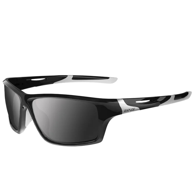 Occhiali da sole polarizzati Kapvoe da uomo alla moda, occhiali da ciclismo, occhiali UV400 per uomo e donna, occhiali da sole per guida, arrampicata e sport all’aperto