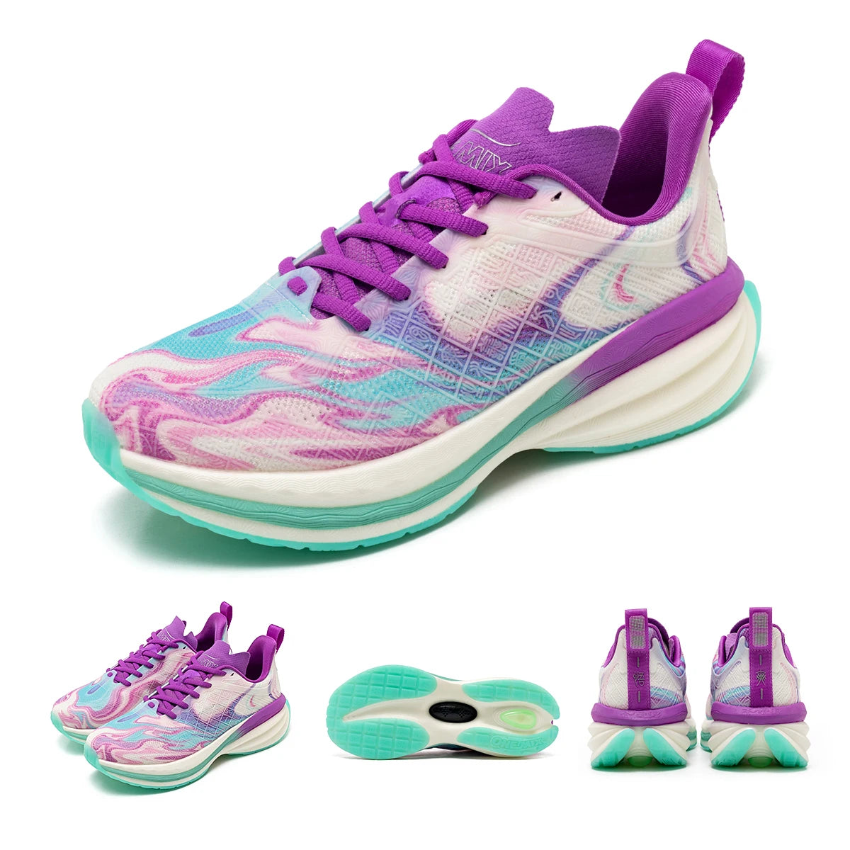 ONEMIX Pantofi sport chinezești Pantofi de alergare noi pentru bărbați, cu amortizare, antiderapant, respirabili, ușori, pentru exterior, pantofi sport pentru femei