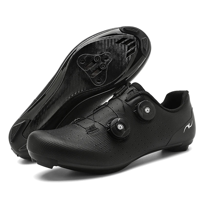 Competition Cycling Sports Shoes Road Bicycle Shoes Unisex Breathable Self-Locking Racing Cycling Shoes