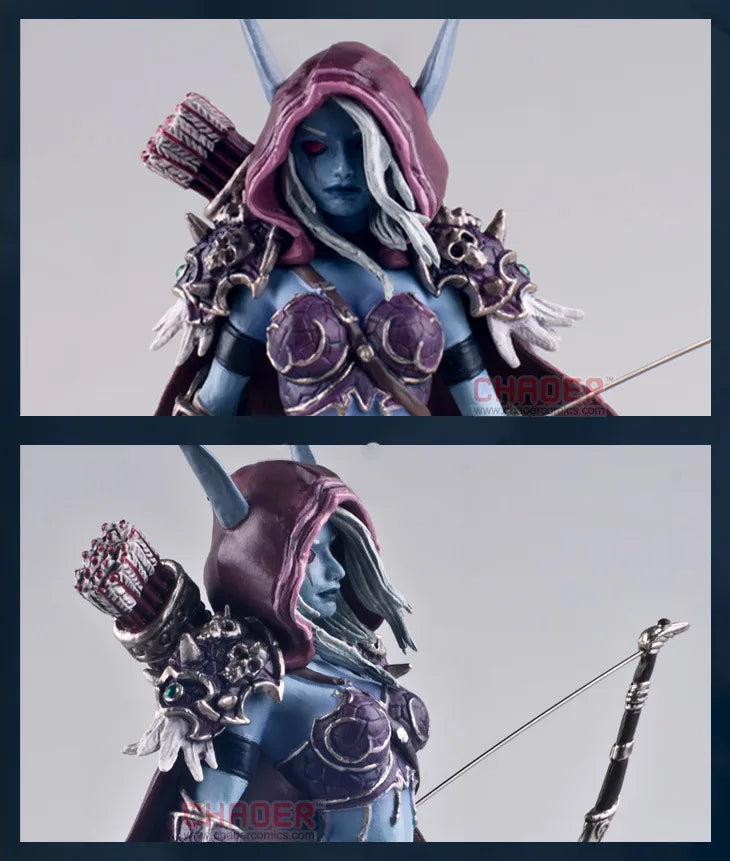 Φιγούρες δράσης Sylvanas Windrunner World Of Warcraft, Βασίλισσα των Απέθαντων, χειροποίητα μοντέλα συλλογής, διακοσμητικά, δώρα και παιχνίδια για παιδιά