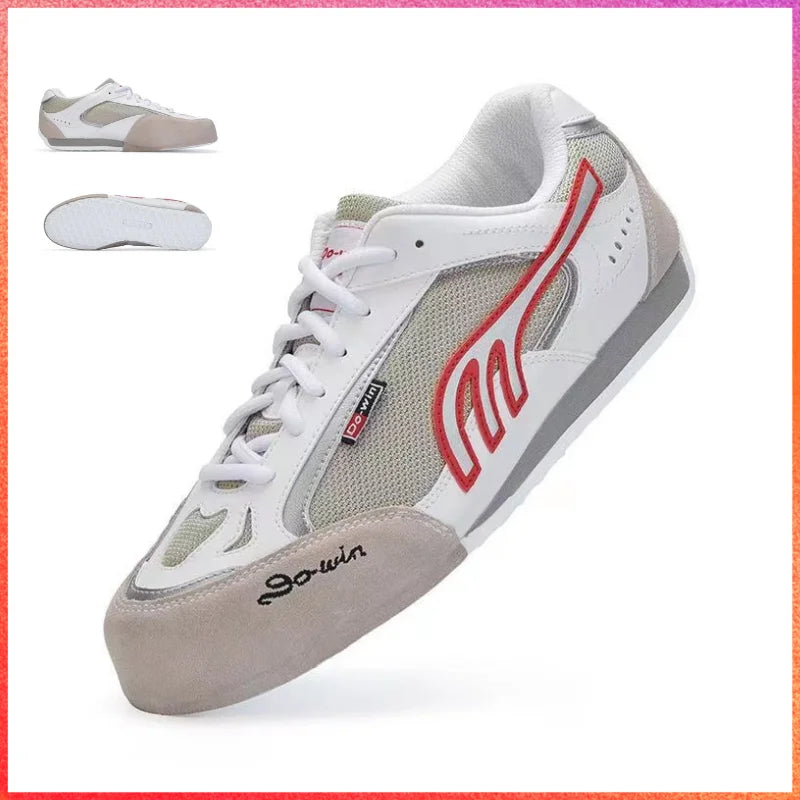 Pro Do-win Fecht-Schuhe für Kinder und Erwachsene – Professionelle Fecht-Schuhe – Rutschfeste Sneaker – Leicht – Echtleder – Wettkampf