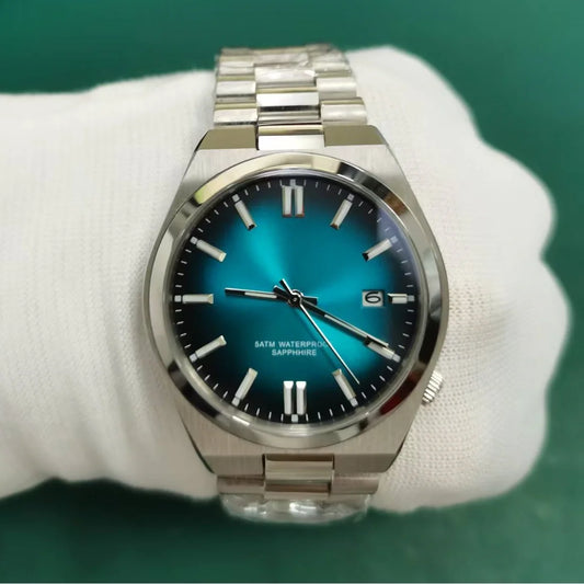 DD40MM Sapphire Crystal Stainless Steel Men Watch Japan Miyota Movement Waterproof Luxury Business Sport Men's Analog Wristwatch