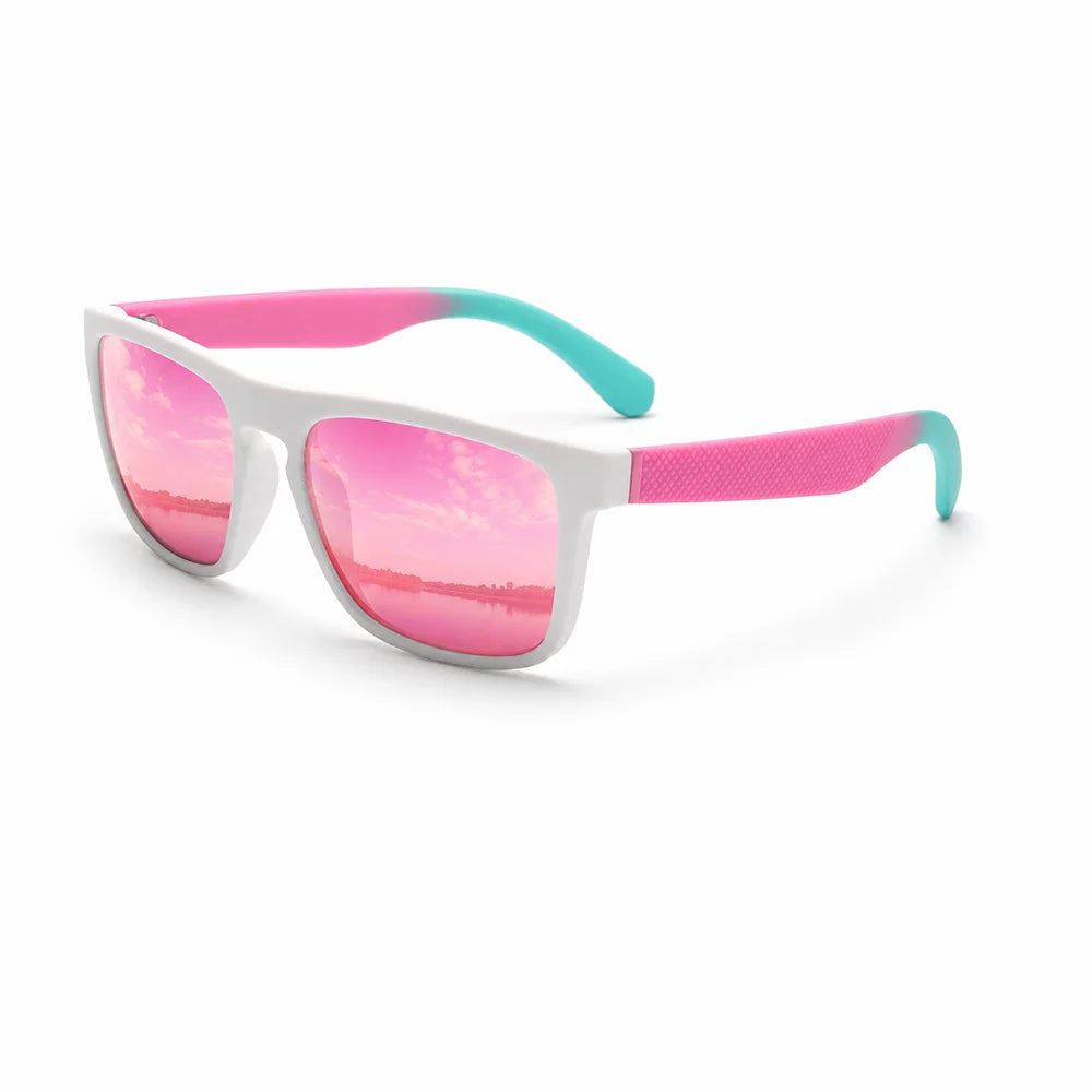 Polarized Sunglasses Men WomenMatte Frame UV400 Protection RetroVintage Square Sun Glasses Driving Fishing Outdoor Sports Unisex