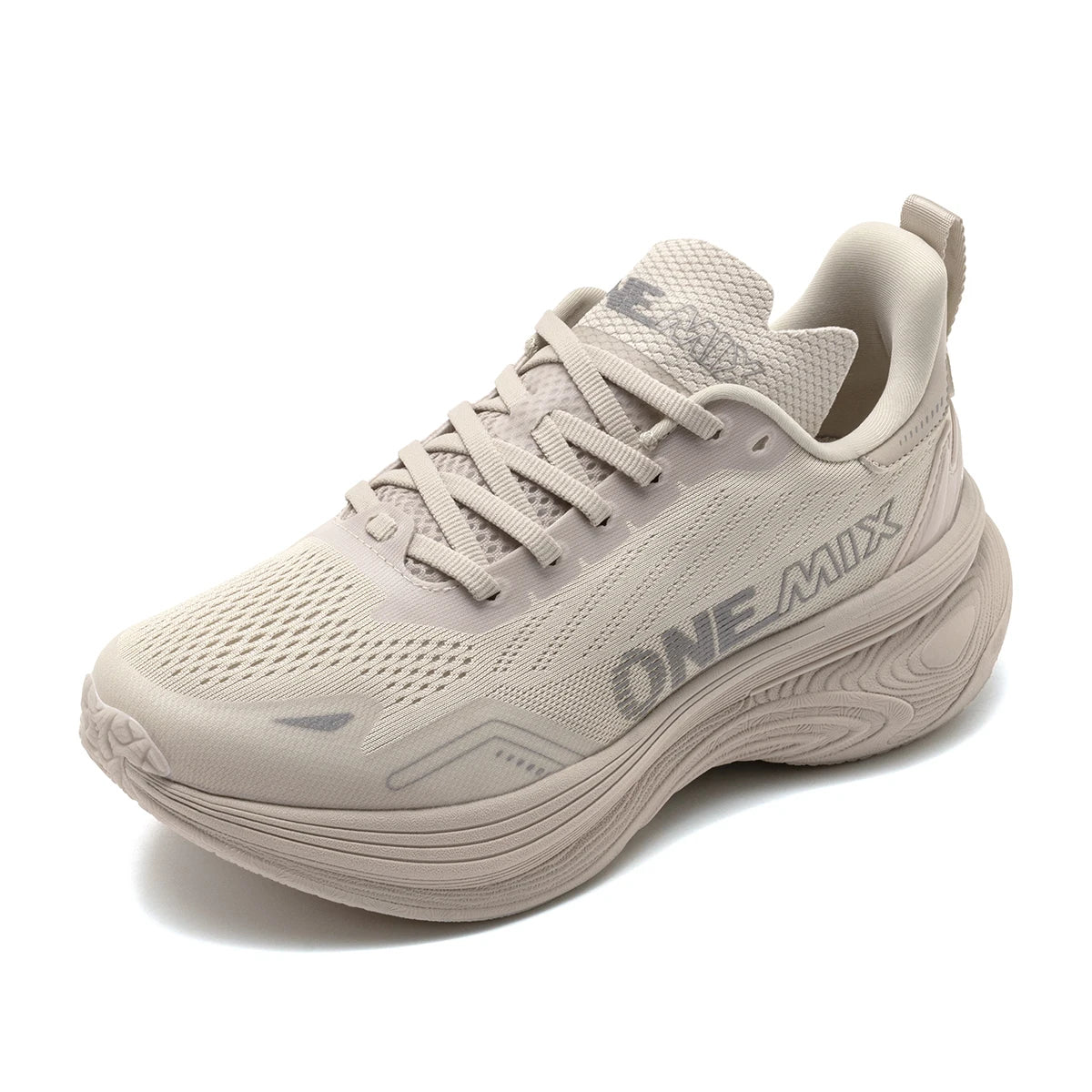 ONEMIX Bumper Max jogging- og løbesko – unisex, lette sneakers, slidstærke modeskos til vejbrug, sports- og fitnesssko