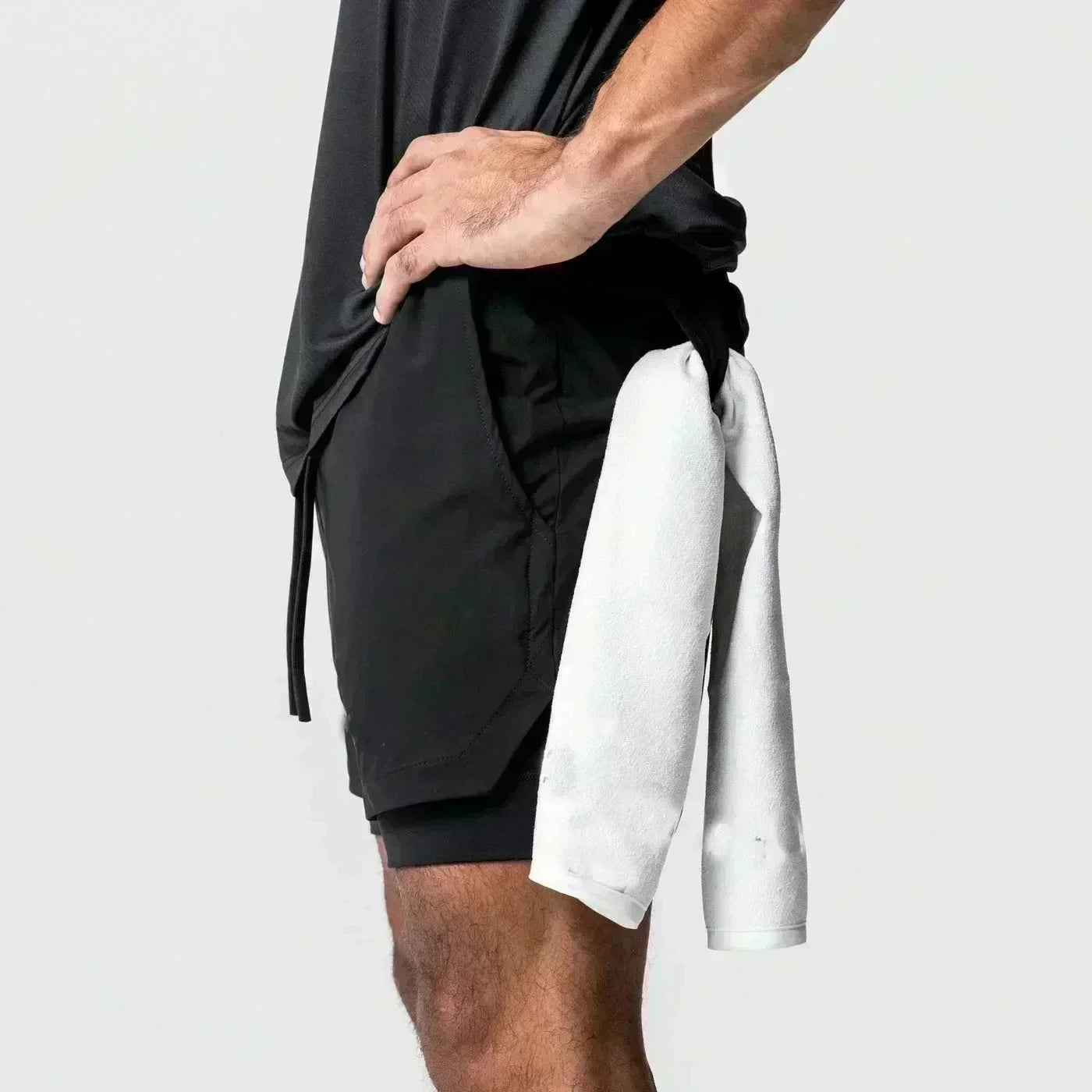 Dragon Ball Summer Fitness Shorts for Men and Women, Double-layer Sports Training Running Shorts, Casual Pants