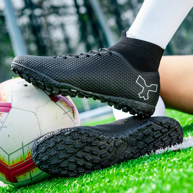 Hoogwaardige voetbalschoenen voor heren, duurzame voetbalschoenen voor jongens, lichtgewicht voetbalschoenen voor kinderen, futsal-trainingsschoenen, voetbalschoenen met noppen