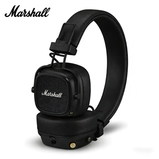 Marshall Major Ⅴ On-Ear Bluetooth Headphones Wireless Deep Bass Foldable Headset with Microphone for Sports & Gaming