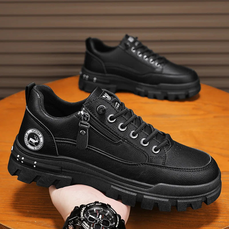 Chaussures de sport décontractées pour homme, pour la randonnée et les activités de plein air, tendance, mode urbaine, confortables, à semelle épaisse