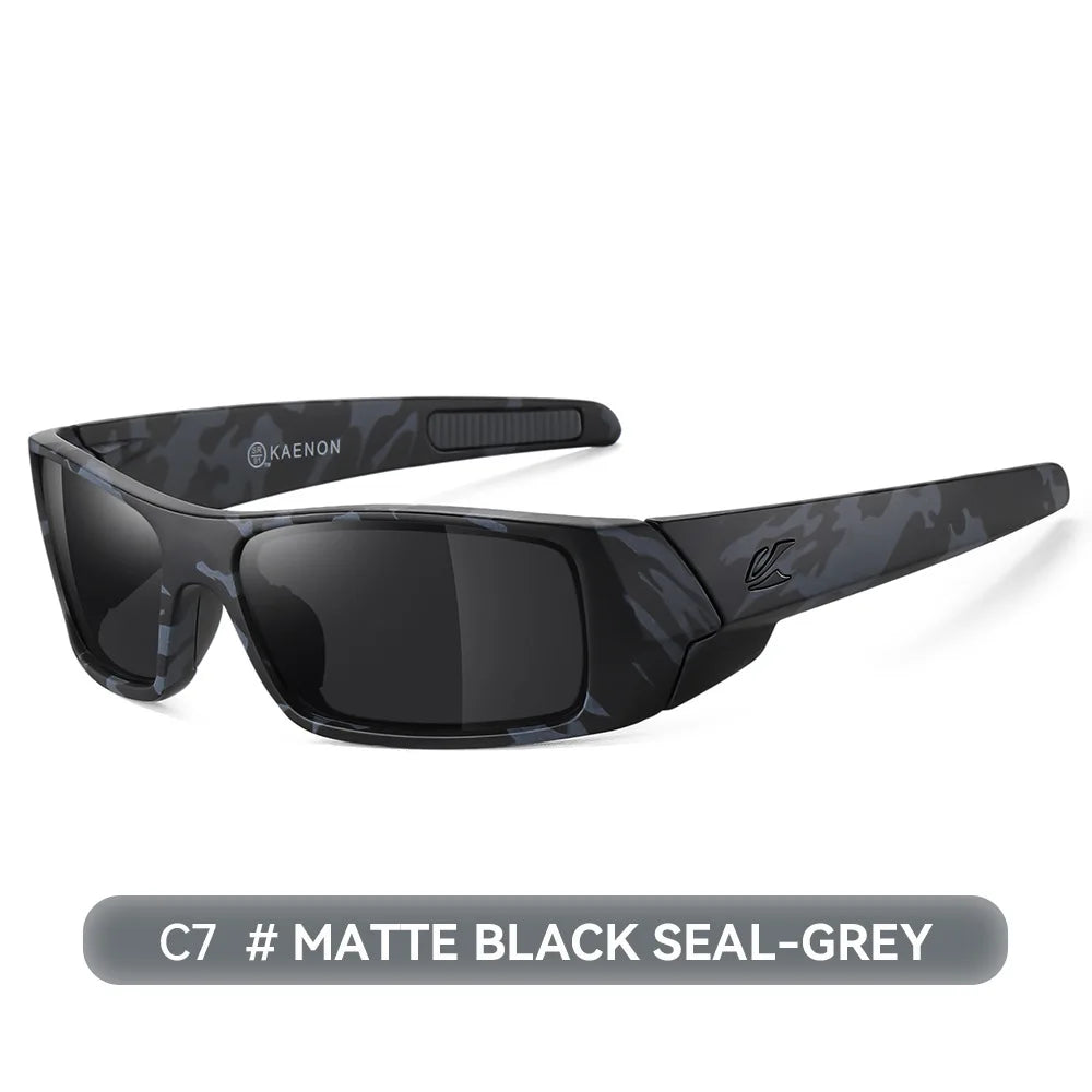 Kaenon Polarized Sport Sunglasses For Men And Women Ideal for Driving Fishing Cycling and Running UV Protection Glasses With Box