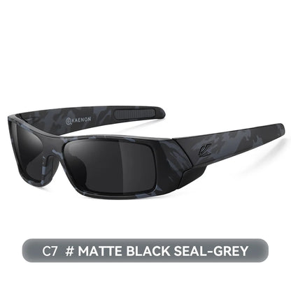 Kaenon Polarized Sport Sunglasses For Men And Women Ideal for Driving Fishing Cycling and Running UV Protection Glasses With Box