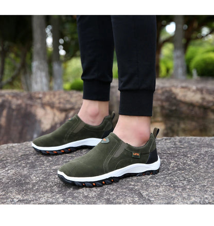 Sapatos desportivos casuais para homem, para caminhadas ao ar livre, acampamento, corrida leve e jogging, mocassins antiderrapantes, sapatos de caminhada, tamanhos grandes 38-50