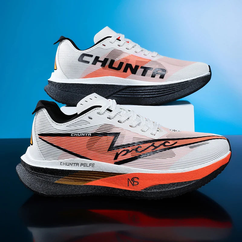 Herren-Sportschuhe Laufschuhe mit Carbonplatte Herren-Marathon-Sneaker Rennschuhe Stoßdämpfende Leichtathletik-Trainingsschuhe für Damen