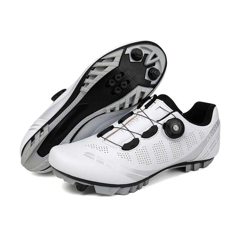Zapatillas de ciclismo para hombre, bicicletas de carretera, mujer, competición, con cierre automático, velocidad, zapatillas deportivas de ciclismo, zapatillas de ciclismo con calas SPD para mujer