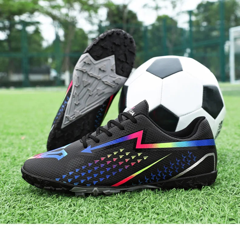 High Quality Men's Soccer Shoes for Society, Ultralight Turf Soccer Cleats Sneakers, Training Football Boots Chuteira Campo Sizes 35-45