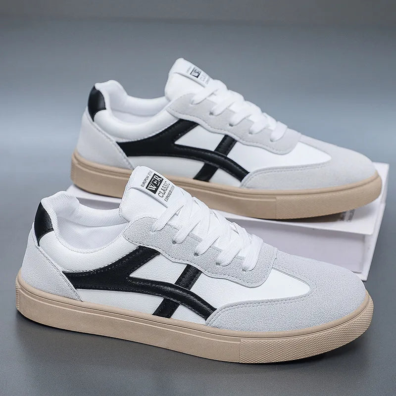 Herren-Freizeitschuhe – Leichte Freizeit- und Outdoor-Wanderschuhe – Sneaker – Rutschfeste flache Herrenschuhe