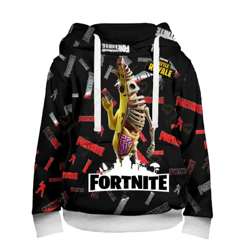 Fortnite Herren-Hoodie, modisches Sweatshirt mit 3D-Print, Battle-Game-Hoodies für Jungen und Mädchen, Hip-Hop, Herren, Freizeit-Oberbekleidung