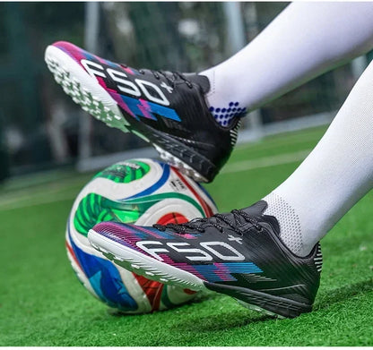 Nouvelles chaussures de football pour hommes, chaussures d'entraînement, chaussures de sport pour terrain gazonné, chaussures de football pour activités de plein air, baskets antidérapantes, chaussures professionnelles po