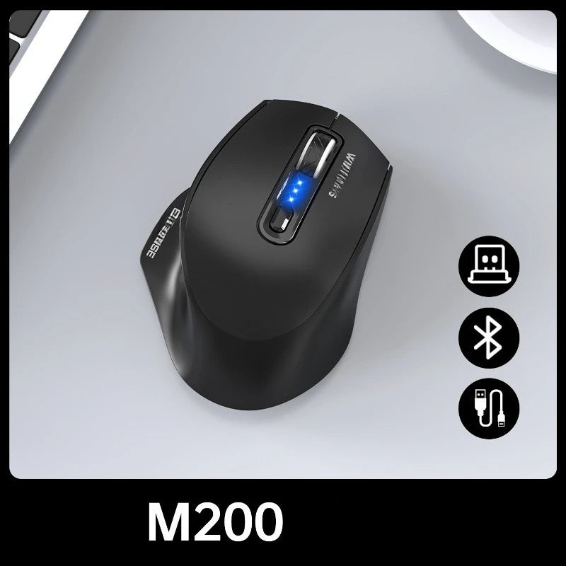 Káblová USB myš s RGB podsvietením, tichým ergonomickým dizajnom a nastaviteľným DPI pre stolný počítač, notebook, kanceláriu, gaming, domácnosť a každodennú prácu