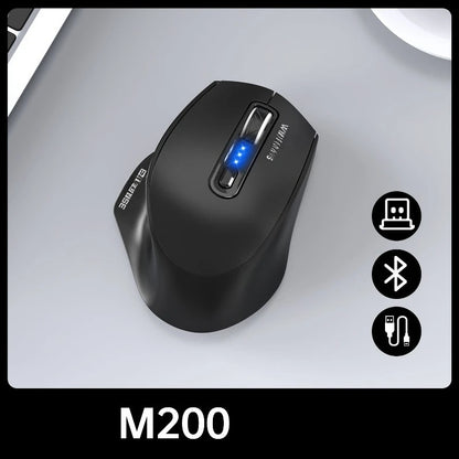 Káblová USB myš s RGB podsvietením, tichým ergonomickým dizajnom a nastaviteľným DPI pre stolný počítač, notebook, kanceláriu, gaming, domácnosť a každodennú prácu