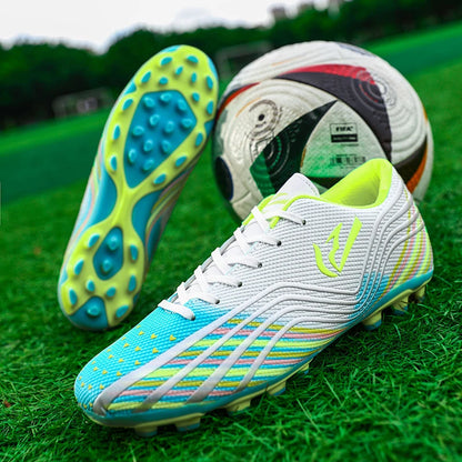 Long Spike Cleats New Competition Level Football Shoes for Men and Women Universal Professional Game Training Sports Shoes