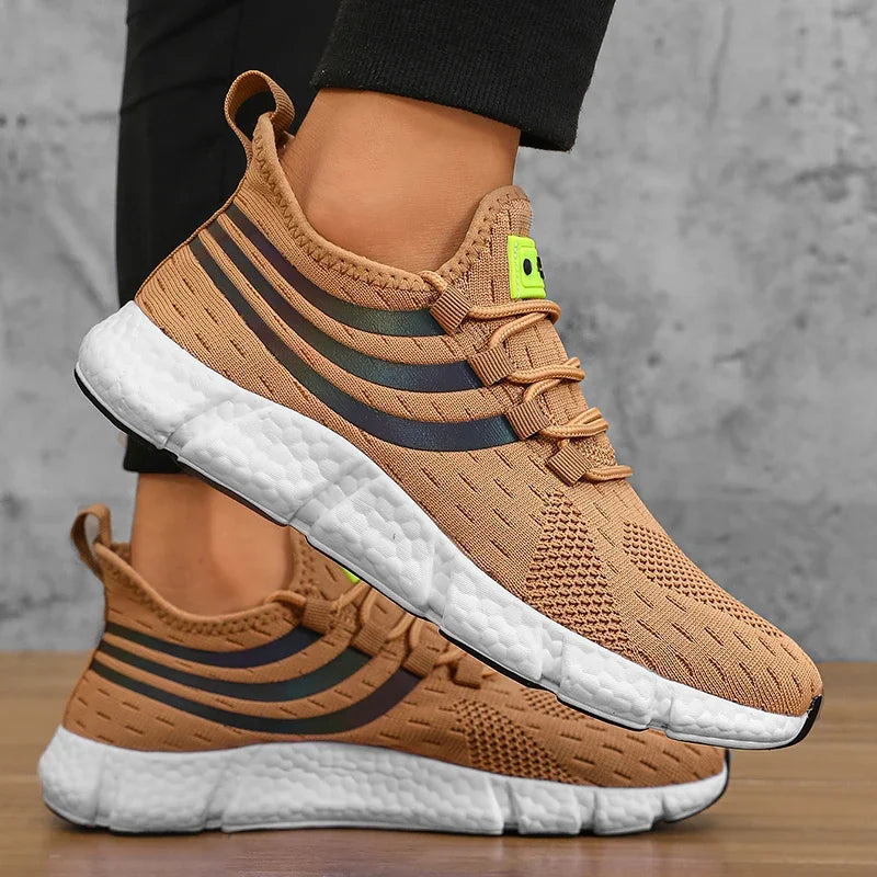 Herren-Freizeitsportschuhe, atmungsaktive, leichte Sneaker, rutschfeste flache Schuhe, Outdoor-Laufschuhe, Wanderschuhe, Tennis- und Sport-Joggingschuhe