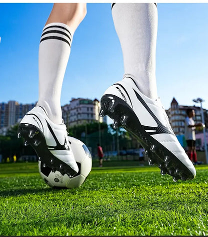 Hybrid Stud Soccer Boots With Durable Anti-slip Performance, Comfy To Wear For Casual Football Exercise And Competitive Games