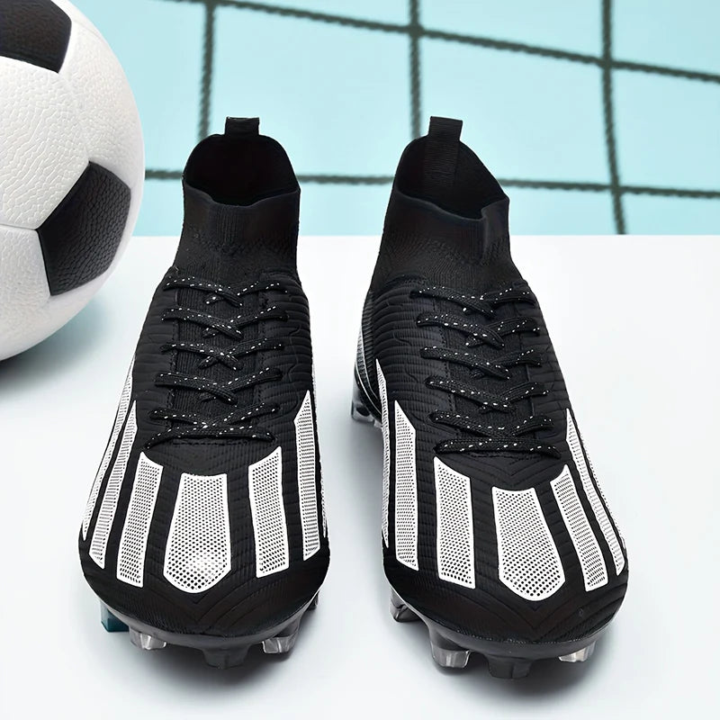 New Men's Football Boots Adult's Soccer Field Shoes Teenager's Sports Cleats Outdoor Grass Training Boots High Quality Sneakers