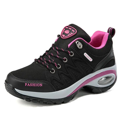 Scarpe sportive da donna, sneakers con plateau, scarpe alla moda per attività all’aperto e escursionismo, scarpe casual antiscivolo, scarpe da corsa basse, calzature da donna