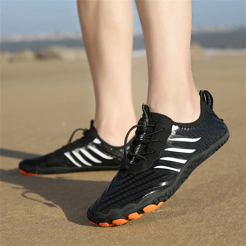 Unisex snabbtorkande vattenskor för män och kvinnor – färgglada strand-, sim-, surf- och havsskor – parskor – barfota- och Upstream-sneakers