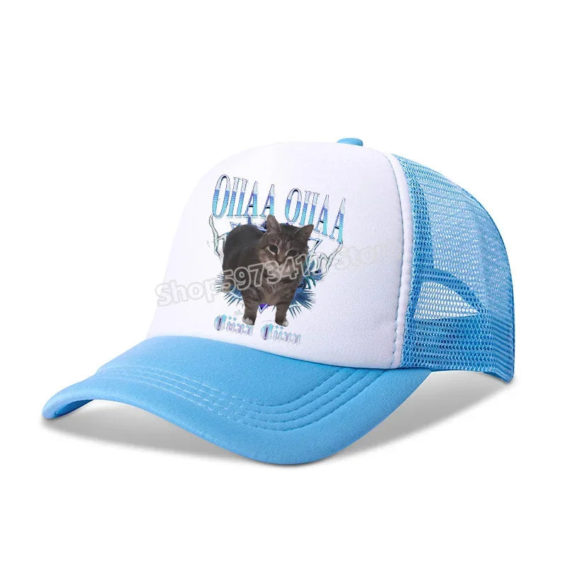 Italian Brainrot Baseball Caps Funny Anime Printed Tung Tungtung Sahur Sunny Hats Summer Adjustable Famliy Headdress Cap Gifts