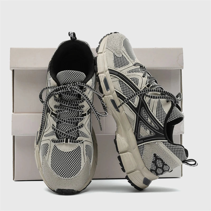 Men Casual Shoes Outdoor Breathable Running Fashion Walking Leisure Lace-up Jogging Loafers Brand Sneakers Blade Comfortable