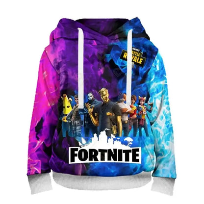 Fortnite Herren-Hoodie, modisches Sweatshirt mit 3D-Print, Battle-Game-Hoodies für Jungen und Mädchen, Hip-Hop, Herren, Freizeit-Oberbekleidung