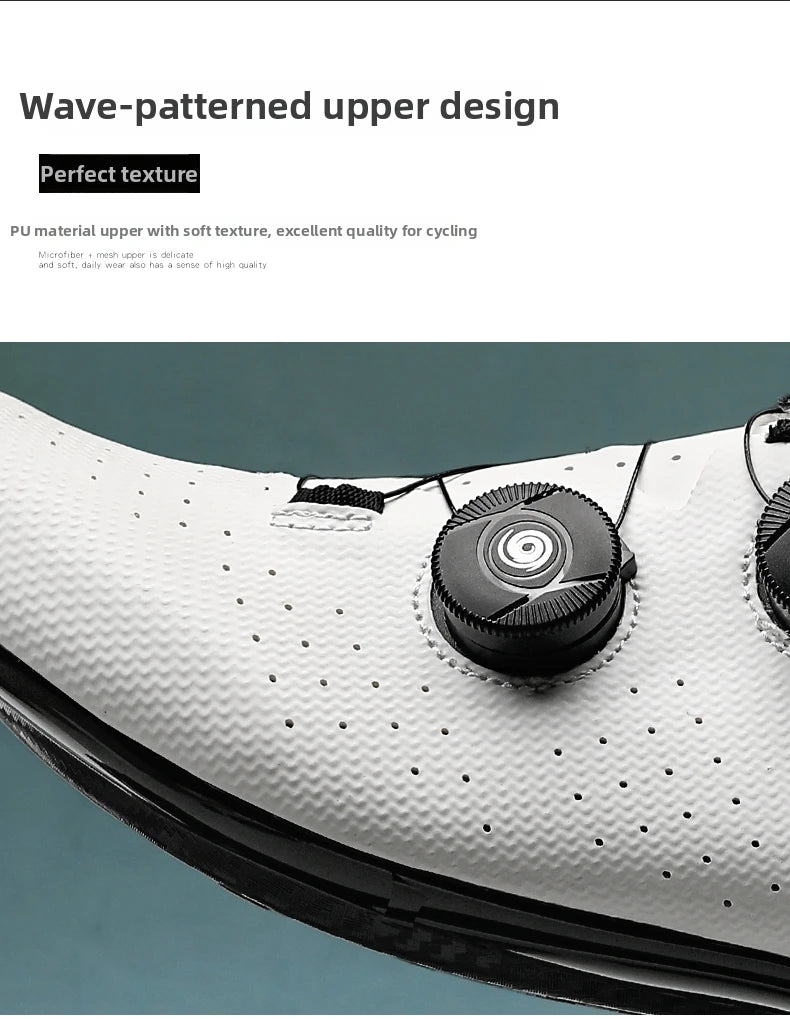 Competition Cycling Sports Shoes Road Bicycle Shoes Unisex Breathable Self-Locking Racing Cycling Shoes