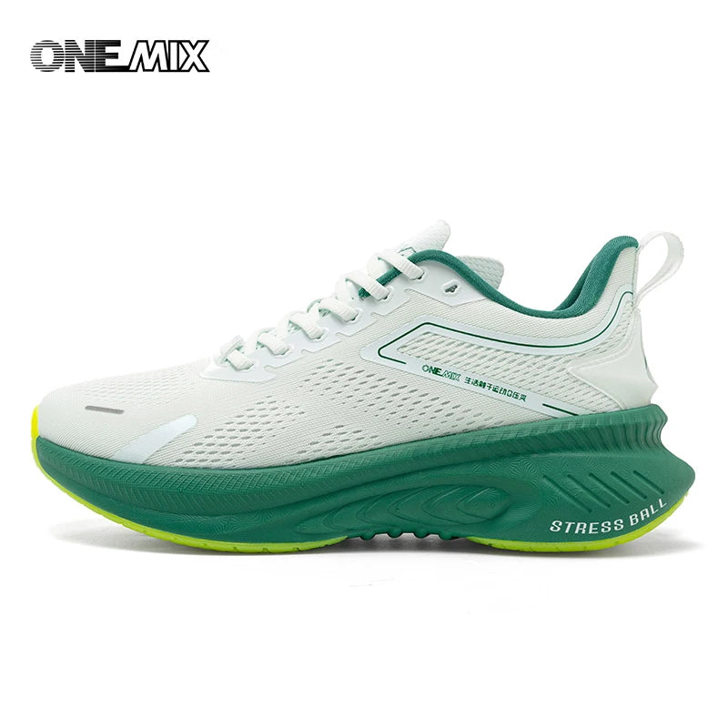 ONEMIX New Style Autumn Winter Men Running Shoes Ourdoor Jogging Cushioning Breathable Lightweight Elastic Sports Sneakers