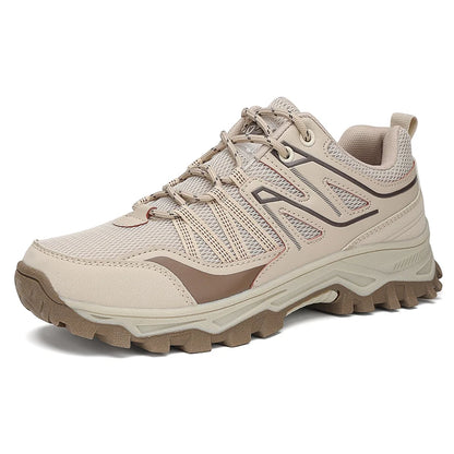 New Large Outdoor Mountaineering Shoes Men Spring and Autumn Mesh Breathable Sneakers Outdoor Travel Hiking Non-Slip Shoes