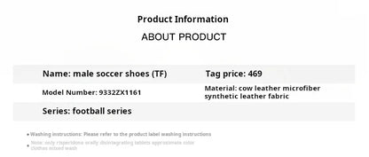 Chuteiras de treino Kelme para homem Tf Broken Nails, para relva artificial, antiderrapantes, para jovens, em pele de bezerro, para competição