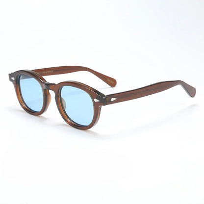 Polarized Sunglasses Men Sun Glasses Woman Johnny Depp Lemtosh Luxury Brand Vintage Acetate Frame Goggles